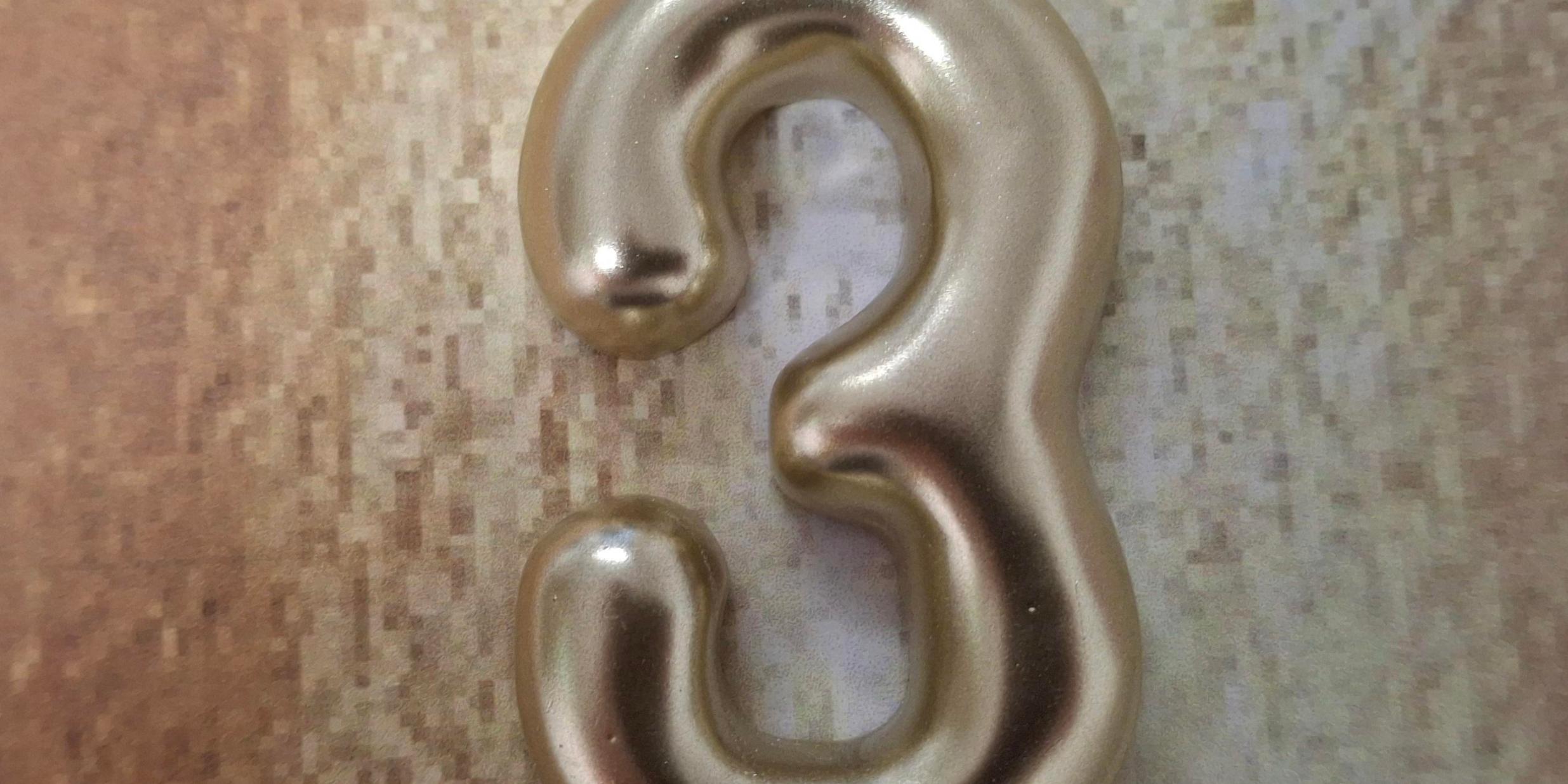 Zahl Drei (c) Oliver Wolff Zahl Drei