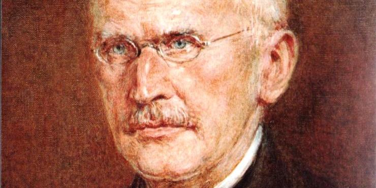 Foto einer Porträtzeichnung F.W. Raiffeisens