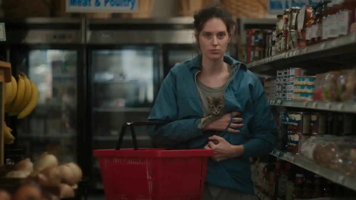 Szenebild Sorry, Baby - Agnes mit Katze