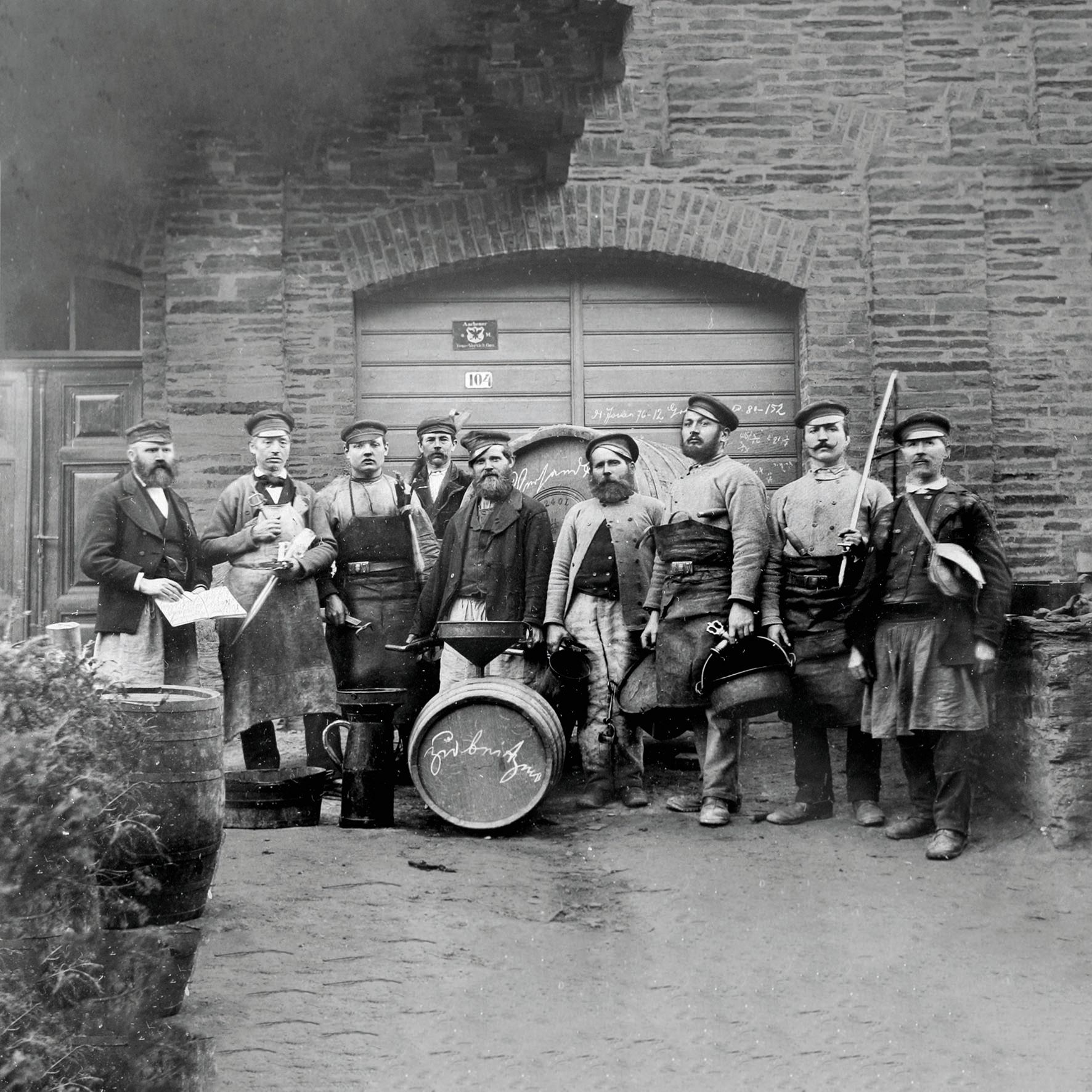 Gründerfoto der Mayschosser Winzergenossenschaft