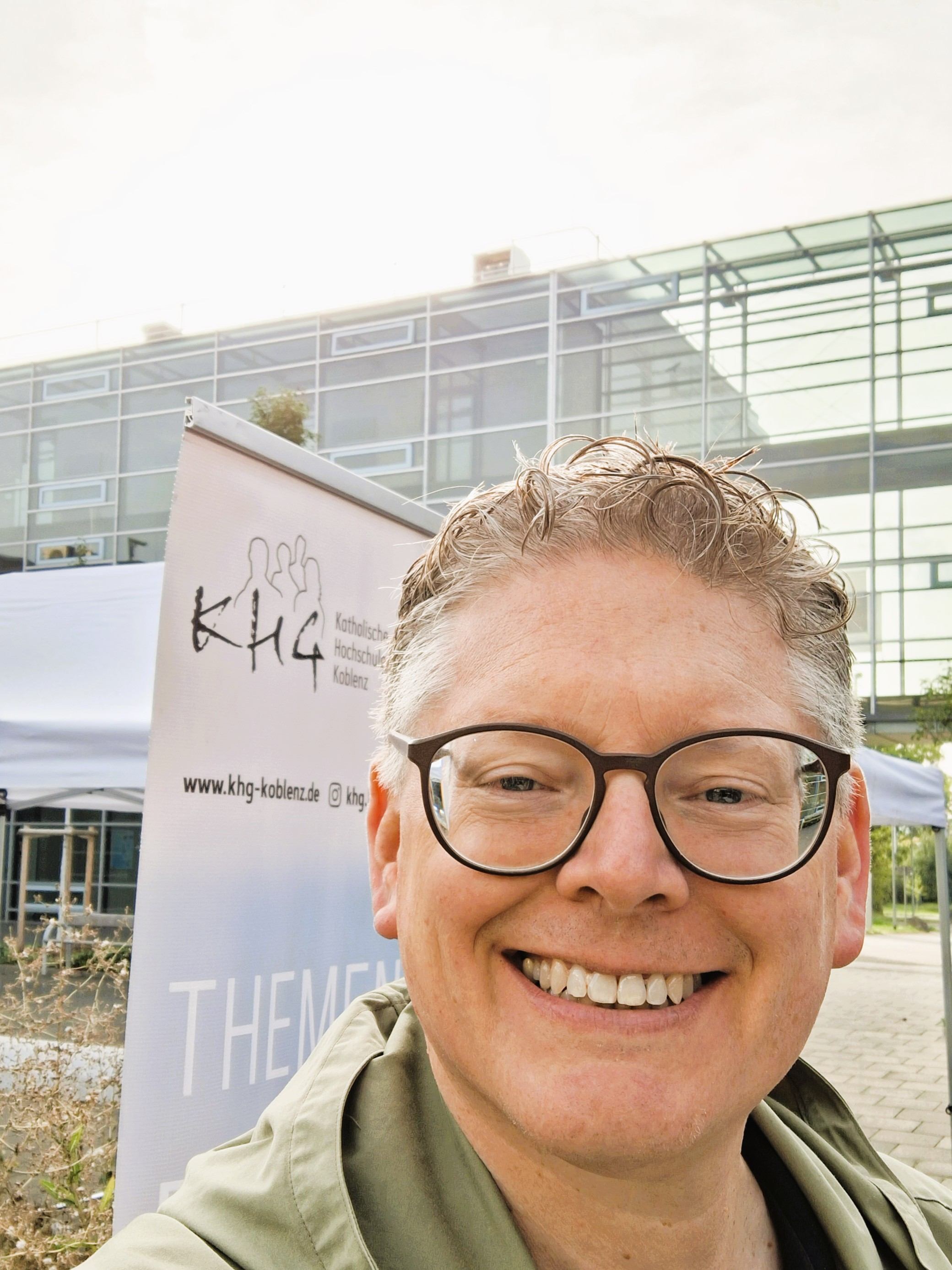 Oliver beim Ersti-Stand am RAC WISE26-27