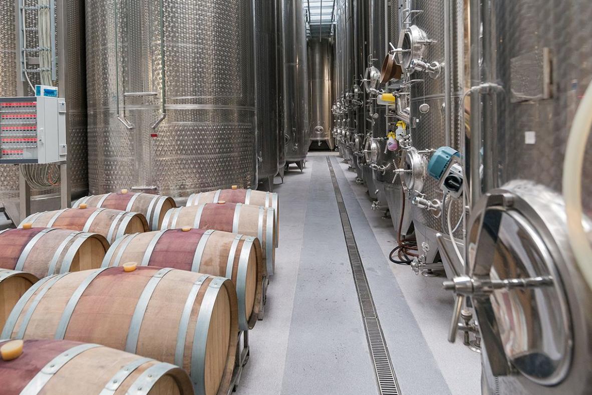 Tanklager der Winzergenossenschaft Mayschoß