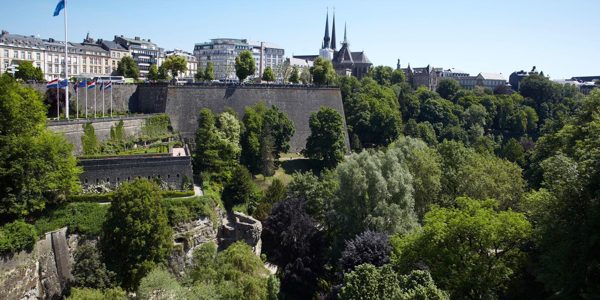 Panorama der Stadt Luxemburg